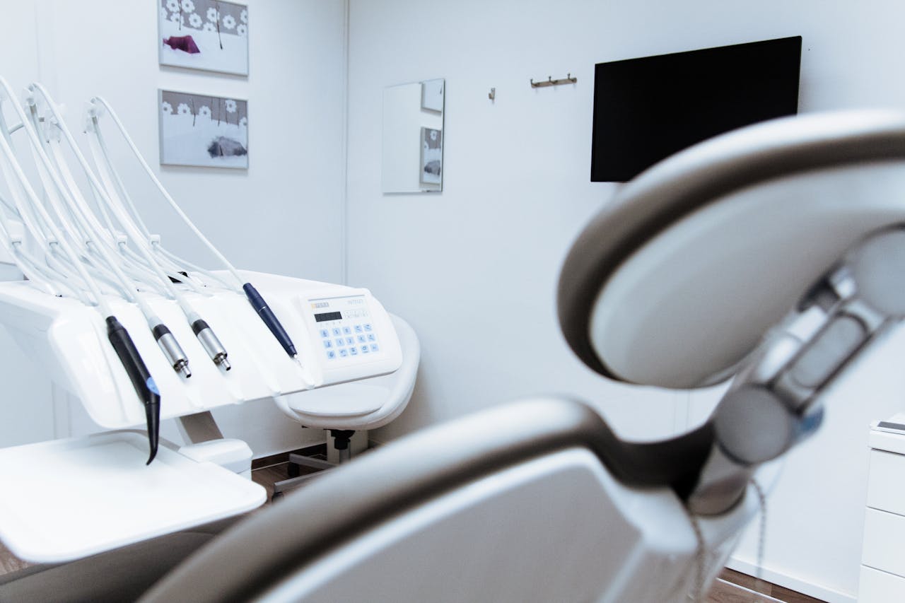 vision Bright dental office showcasing modern equipment and clean, sleek design.